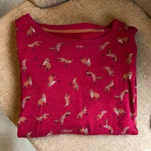 Hi-line Fox sweater shirt